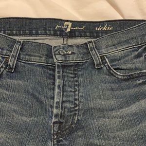 Sz25 7for all mankind Medium/dark denim jeans